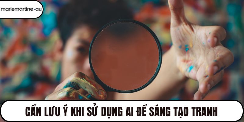 Cần lưu ý khi sử dụng Ai để sáng tạo tranh